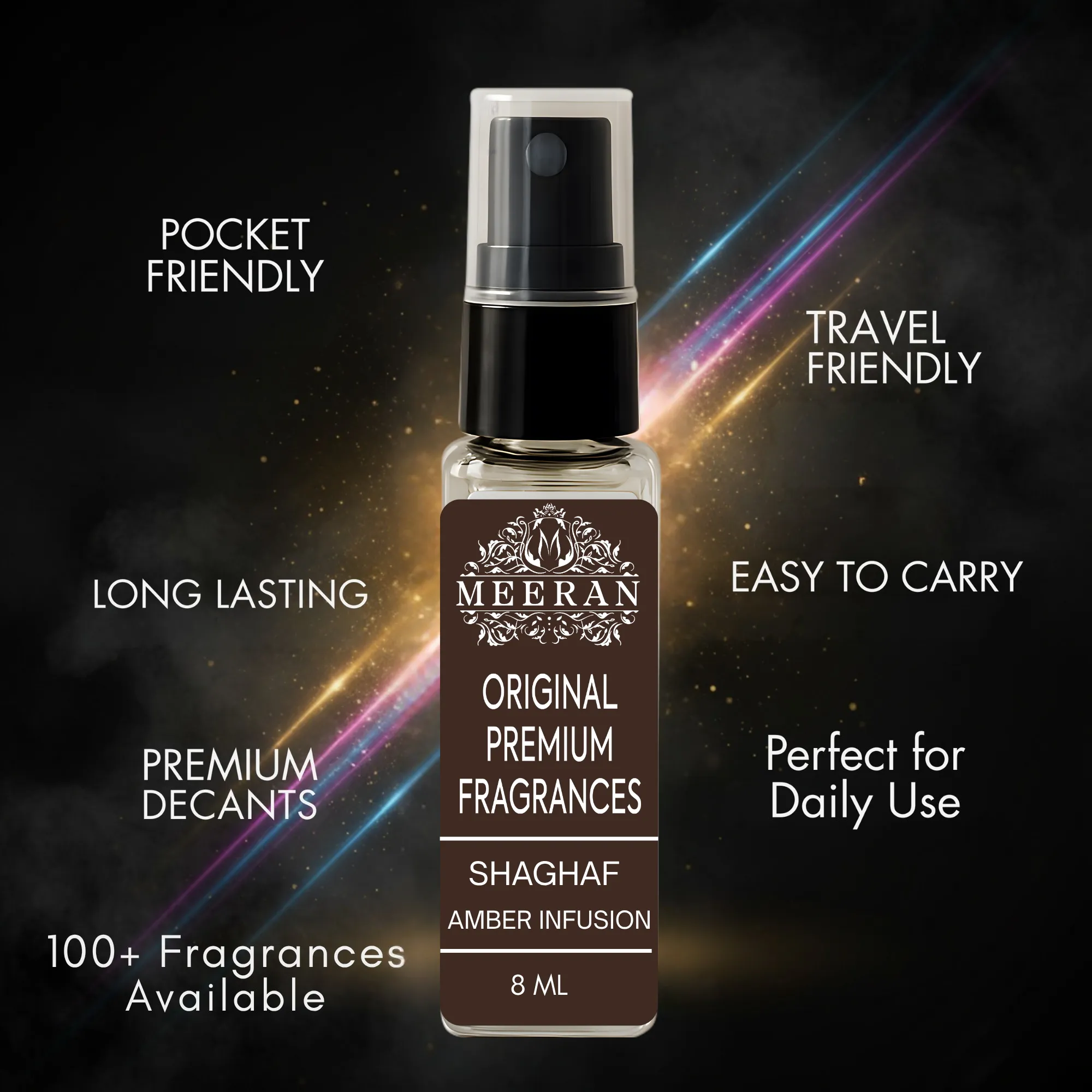  SWISS ARABIAN Shaghaf Amber Infusion (8ML) | Decented From Original Bottle | Shaghaf Amber Infusion EDP Unisex